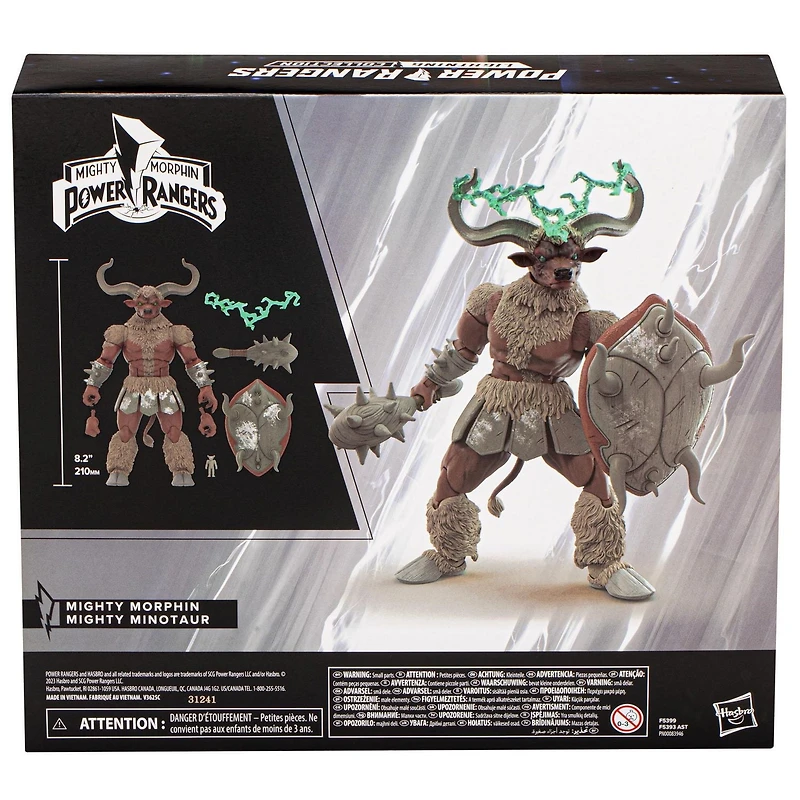 Power Rangers Lightning Collection Mighty Morphin Mighty Minotaur 6-Inch Scale Action Figure, Power Rangers Toys for Boys and Girls Ages 4 and Up