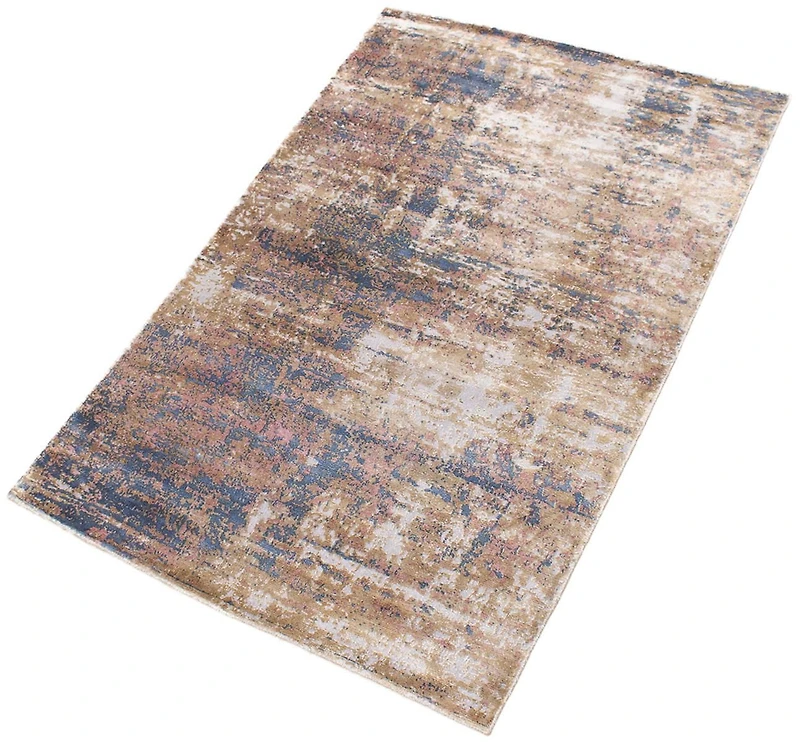 ECARPETGALLERY 5'0" x 7'6" Transitional Galleria Hand-knotted Area Rug for Living Room, Dining Room and Bedroom in Grey