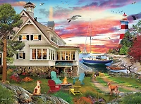 Buffalo Games My Ocean Hideaway 1000-Piece Interlocking Jigsaw Puzzle for Adults Ages 14-99 Years