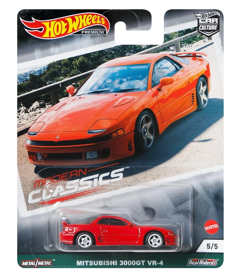 Véhicules Circuit Legends Car Culture Hot Wheels Mitsubishi 3000GT VR4 , pour les enfants de 3 ans et plus, collection haut de gamme de véhicules de culture automobile à l’échelle 1:64