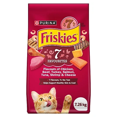 Friskies 7 Dry Cat Food, 1.42-7.26 kg