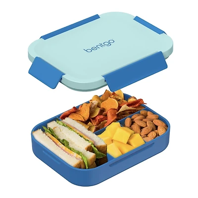Bentgo Kids Snap & Go Leak-Proof Lunch Box - Blue