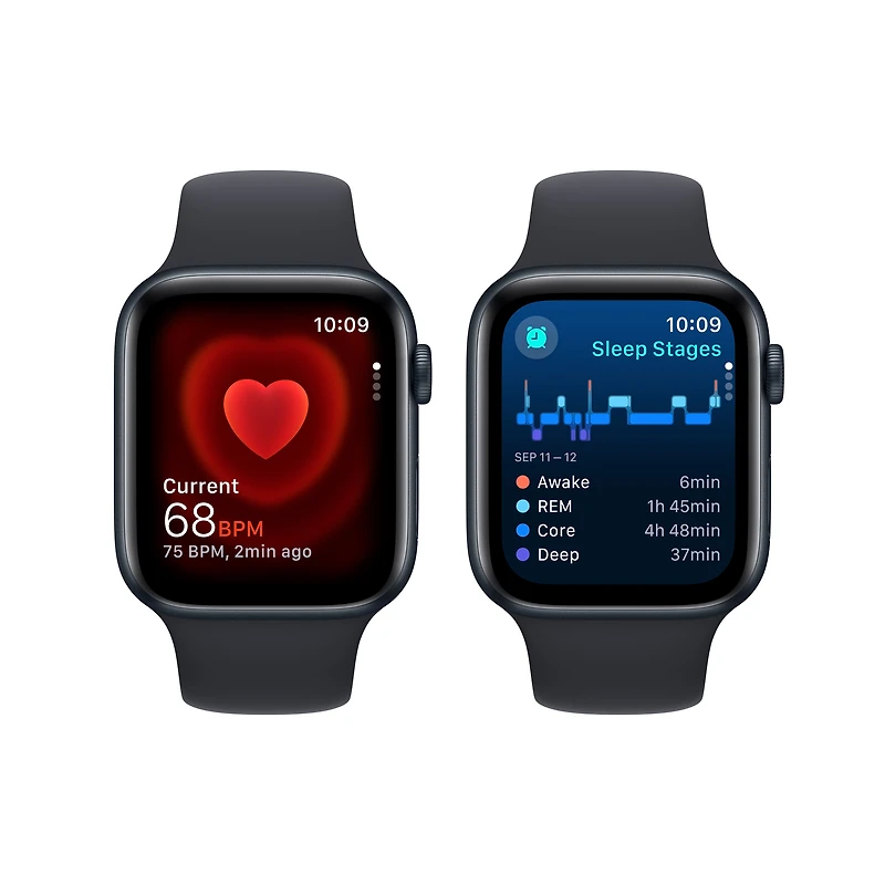 Apple Watch SE (2ème Génération) GPS, 44mm Noir