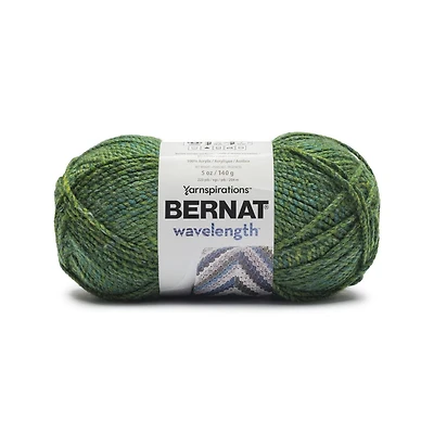Bernat® Fil Longueur d'Onde™, Acrylique #5 Volumineux, 5oz/140g, 223 Yards Fil de phase multicolore unique