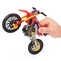 Supercross, Authentic Justin Brayton 1:10 Scale Collector Die-Cast Motorcycle Replica with Display Stand