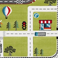 Safavieh Carousel Kids Devan Train track Area Rug