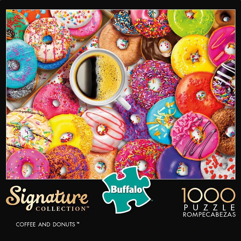 Buffalo Games Le puzzle Signature Series Coffee & Donuts en 1000 pièces