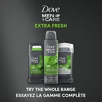 Dove Men+Care Antiperspirant Stick for 72h sweat & odour protection Extra Fresh with Triple Action moisturizer to help prevent skin irritation caused by dryness, 76g