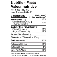 Soupe Poulet au beurre et légumes prête à déguster ChunkyMD de Campbell’sMD, longue conservation