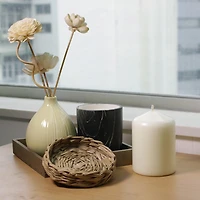 Mainstays Unscented Ivory Pillar Candle, MAINSTAYS PL MS 3X4 PILL IVORY