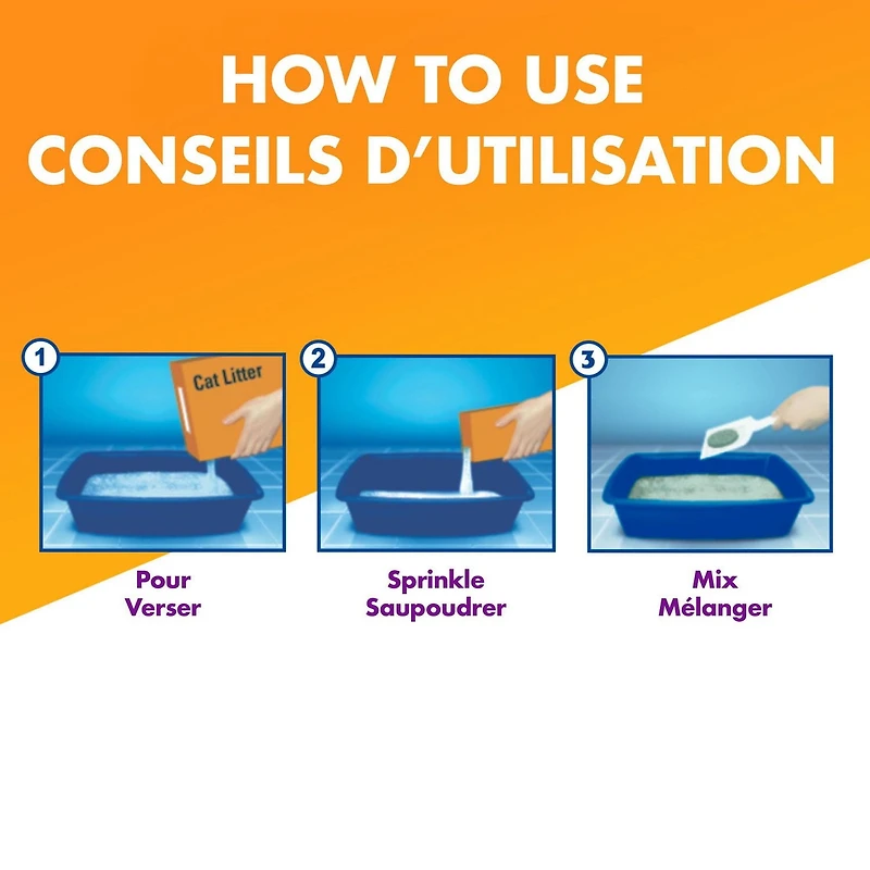 Litière agglomérante Arm & Hammer Double Duty avec contrôle avancé des odeurs, 18 kg 18 kg