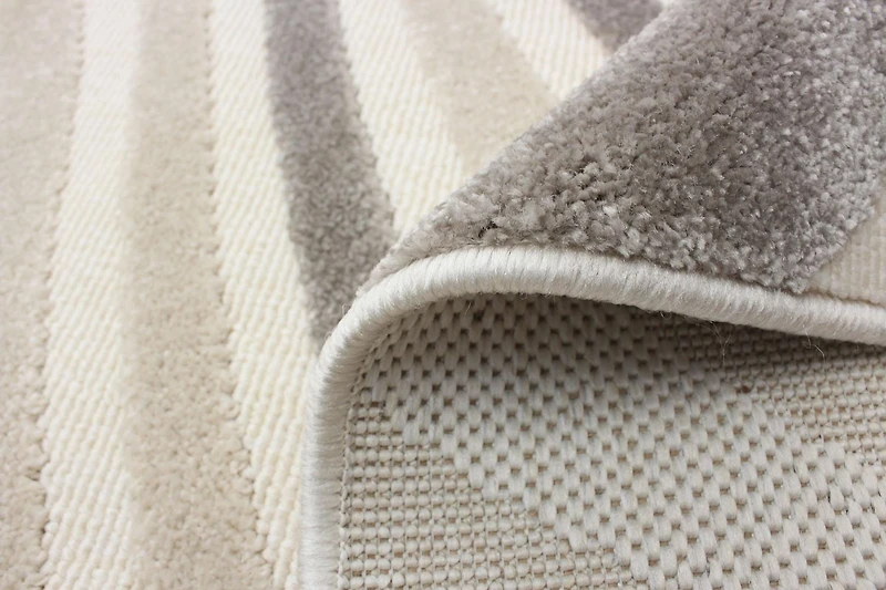 Tapis ECARPET Moderne pour Salle à Manger, Salon, Chambre Zuma Ivoire