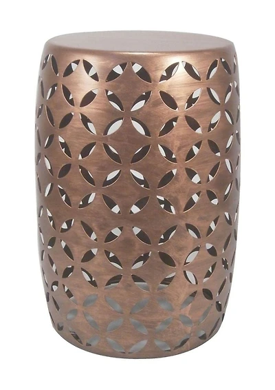 hometrends Copper Drum Stool
