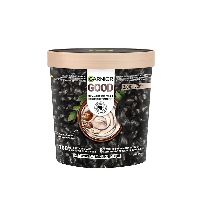 Garnier GOOD, Coloration Permanente, 100% Couverture du Gris, Sans Ammoniaque, 1 unité Sans Ammoniaque