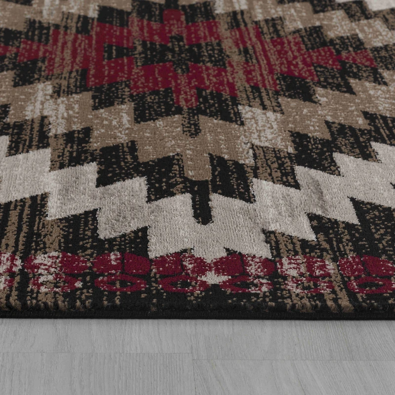 Rug Branch Sakarya Collection Modern Boho Geometric Indoor Area Rug