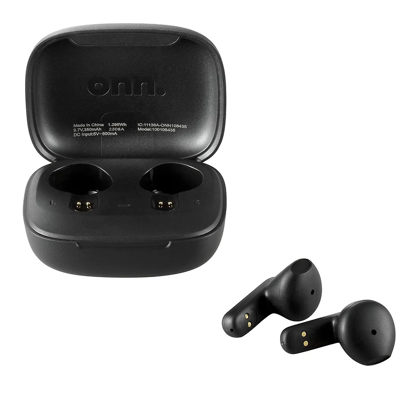 Écouteurs intra-auriculaires Bluetooth véritablement sans fil avec boîtier de chargement onn. Jusqu’à 20 heures de lecture
