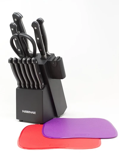 Farberware 14 piece Edgekeeper Forged Cutlery Set