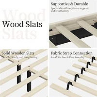 Fullfurnique Velvet Upholstered Bed Frame with Charging Outlets & USB Ports, Full, Beige