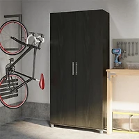 Systembuild Evolution Camberly 36" Utility Storage Cabinet, Graphite Gray