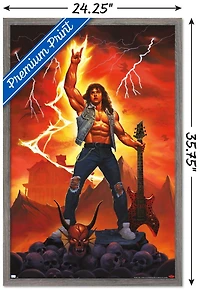 Netflix Stranger Things: Season 4 - Rock On Wall Poster, 22.375" x 34" Framed