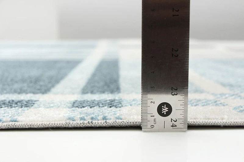 Tapis Lavable ECARPET à Carreaux pour Chambre, Salon, Chambre d'Enfant, Couloir