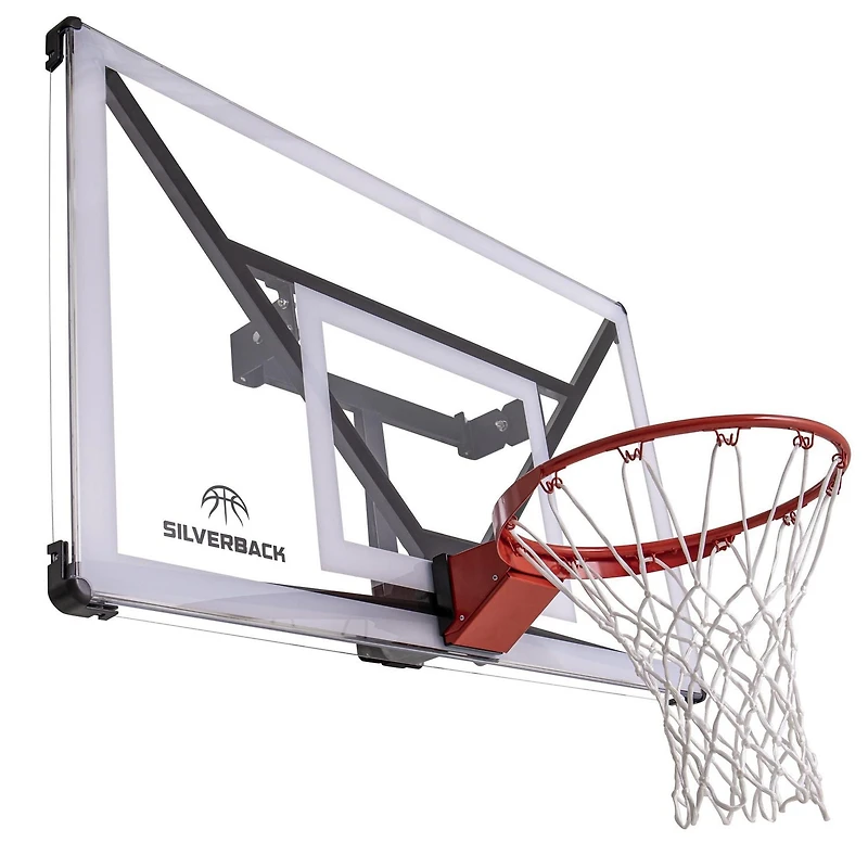 Silverback NXT 54" Fixed Height Wall Mount Basketball Hoop and Backboard
