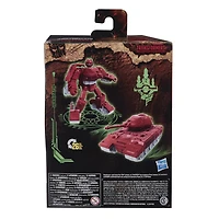 Transformers Generations War for Cybertron : Kingdom, figurine WFC-K6 Warpath classe Deluxe, pour enfants, à partir de 8 ans, 14 cm