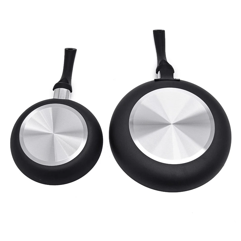 Starbasix Ensemble de 2 Poêles Antiadhésives, 20cm & 26cm, en Aluminium, Va au Four, Compatible avec le Lave-Vaisselle