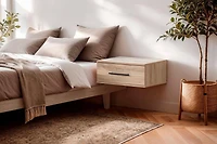 Southshore Primo Set of 2 Floating Nightstands with 1 Drawer