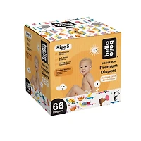 Hello Bello™ Diapers - Club Pack - Size N (0-10 lbs) - 96 ct., Ultra-Soft, Cloth-Like Feel, Inside and Out!