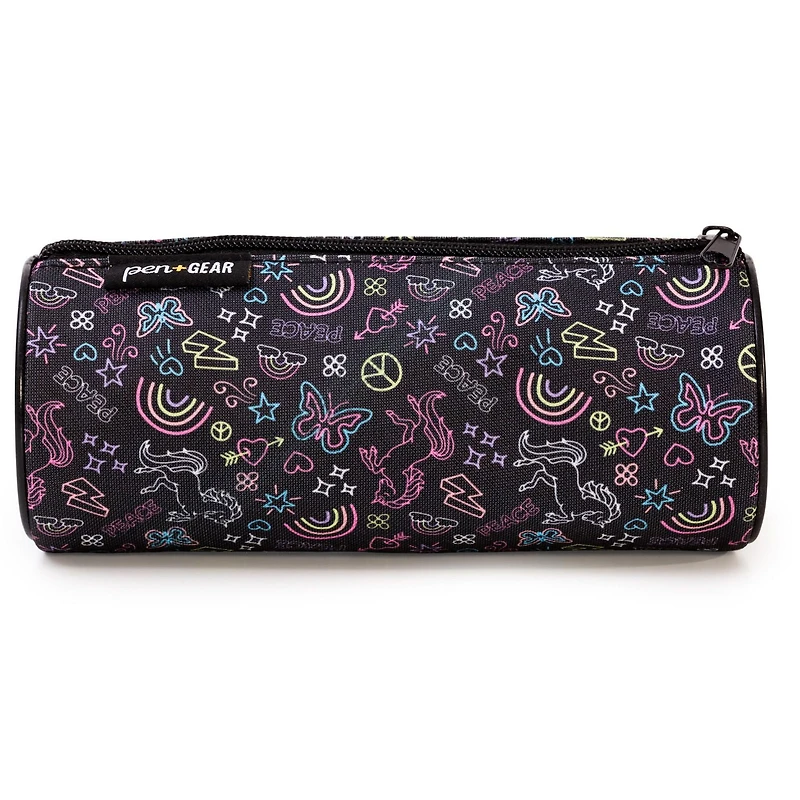 Pen & Gear Camo Barrel Pencil Case, Stationery Case