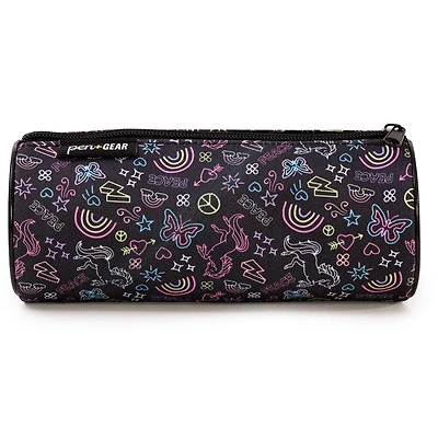 Pen & Gear Camo Barrel Pencil Case, Stationery Case