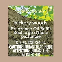 ScentSationals Scent Charm Oil - Hickory Woods, 0.8 Fl oz, 24 mL Refill