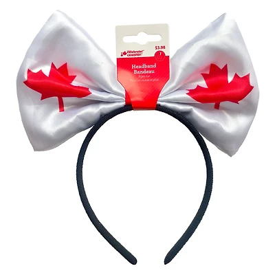 Way to Celebrate Bandeau Nœud Papillon Blanc