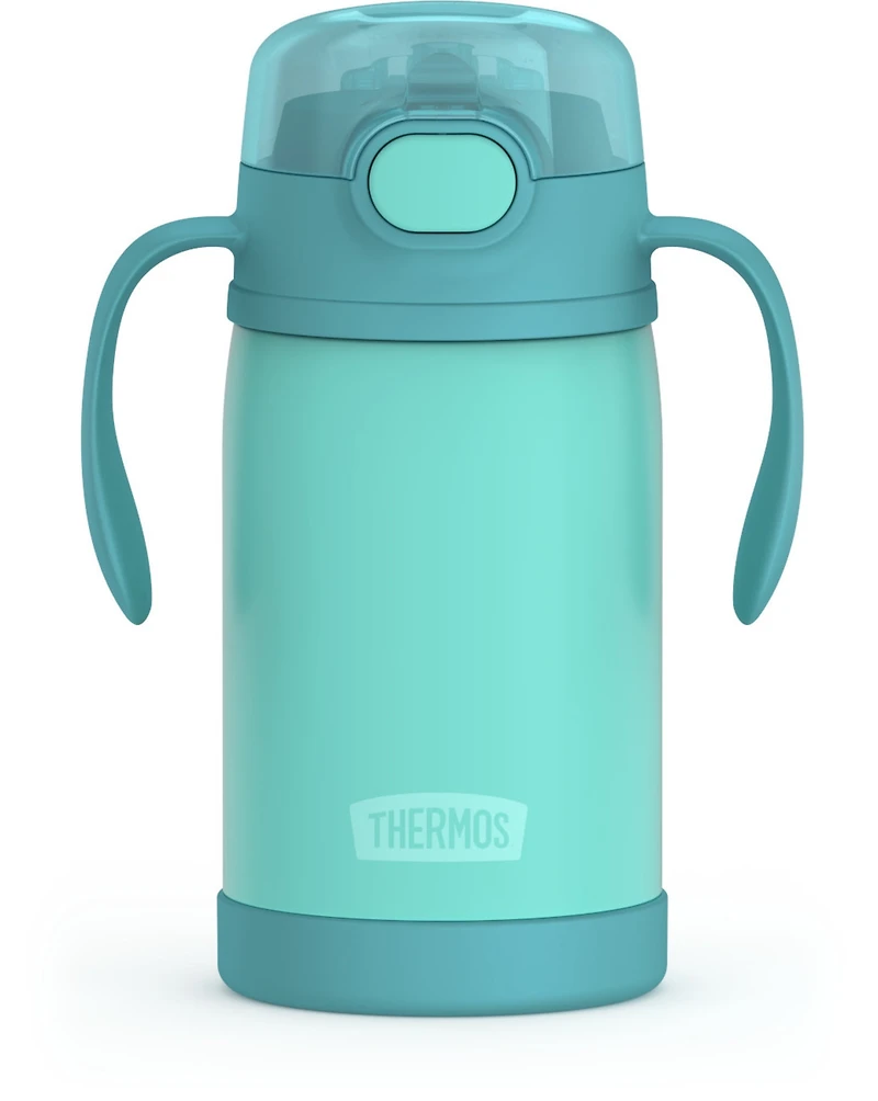 Thermos Baby Vacuum Insulated Stainless Steel 10 Oz Straw Bottle, Pink, 10 Oz Bottle, Pink