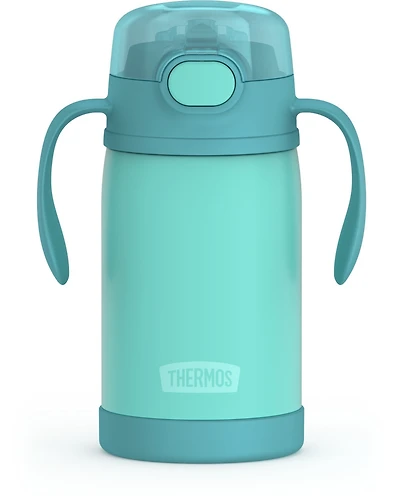 Thermos Baby Vacuum Insulated Stainless Steel 10 Oz Straw Bottle, Pink, 10 Oz Bottle, Pink