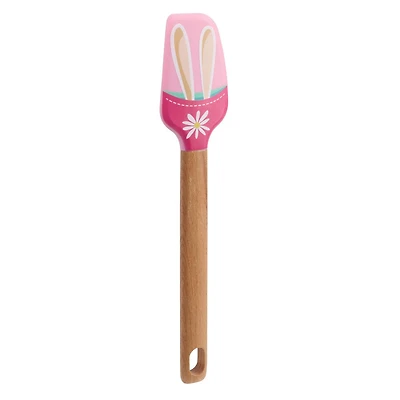 Spatule Way to Celebrate en Silicone de 12”, Oreilles de lapin, Rose