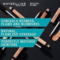 Maybelline New York Fit Me Liquid Oil free Concealer, Flawless Natural Coverage, Lightweight, Conceal Redness, Flaws and Blemishes