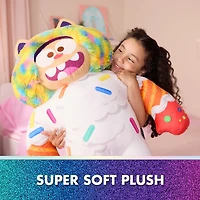Gabby's Dollhouse: The Movie, Jumbo Cookie Bobby, Peluche géante avec fourrure ultra-douce, jouet pour filles et garçons dès 3 ans