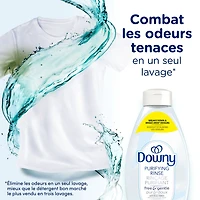 Downy Rinse & Refresh Free & Gentle Laundry Odour Remover and Fabric Softener, Fragrance Free, No Dyes or Heavy Perfumes, 1.43 L