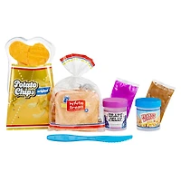 Nécessaire de gelée pour confection de beurre de cacahuètes/d’arachides et confiture avec croustilles Slime Life - ingrédients à déballer pour créer, âge 8 ans et +