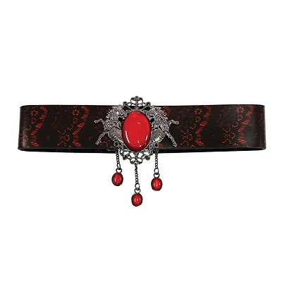 Façon de célébrer ! Tour de Cou Gothique Halloween, Noir Femme, Taille Unique