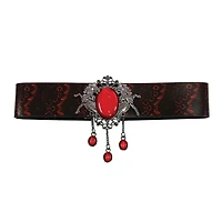 Façon de célébrer ! Tour de Cou Gothique Halloween, Noir Femme, Taille Unique