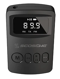Transmetteur/récepteur sans fil Bluetooth BTTRFM-RP FM Scosche avec câble de recharge USB-C à USB-C Trans/récepteur BT et FM