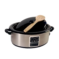 Master Massage Hot Stone Chauffe-eau grand 6 Litres pour le traitement thermique – Simple d'utilisation unité de contrôle numérique et affichage de la température avec louche
