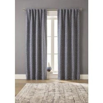 Better Homes & Gardens Panneau de rideau occultant bouclé, 1 pièce, noir, 50 po L x 84 po L Rideau de fenêtre occultant Boucle