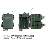 Holiday Time 2' Pre-lit Cashmere Small Tree, Green, 52 branch tips; LED lights