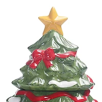 Holiday Time Tree Cookie Jar