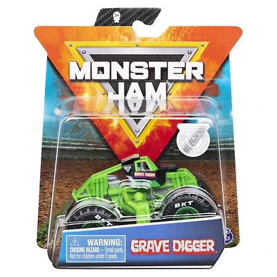 Monster Jam, Official Grave Digger 1:64 Scale Die-Cast Vehicle, Training Trucks Series