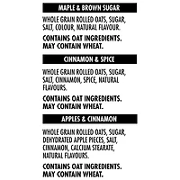 Quaker Gruau instantané Assortiment de 3 saveurs